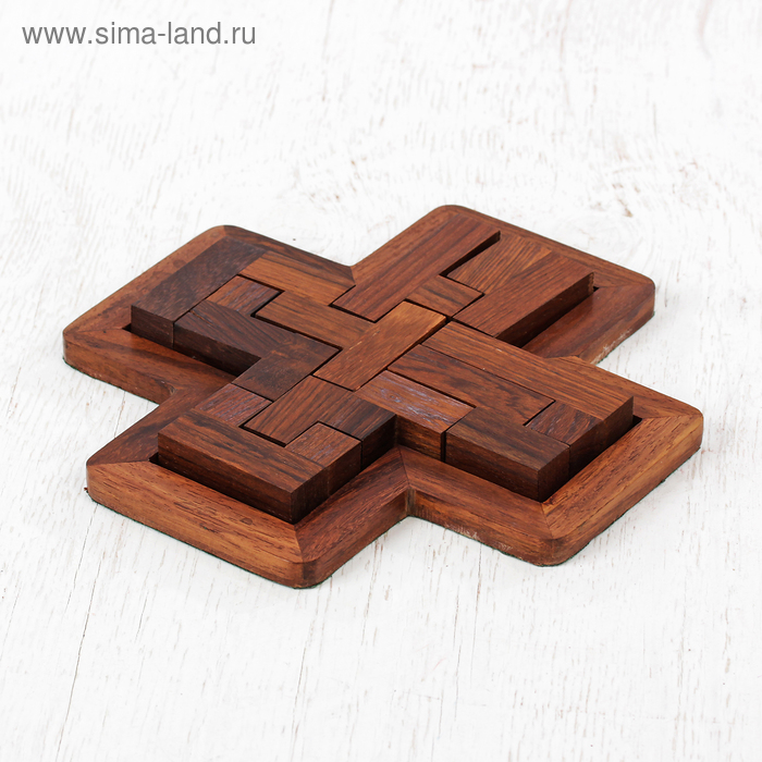 Головоломка дерево 17,7х17,7х2 см
Головоломка дерево 17,7х17,7х2 см