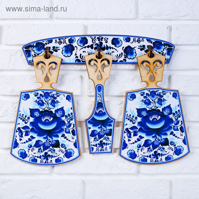 Набор досок «Хозяюшка», гжель, сувенирный, 4 предмета, размер доски 17 х 28 см
Набор досок «Хозяюшка», гжель, сувенирный, 4 предмета, размер доски 17 х 28 см