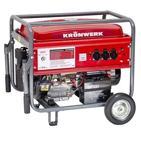 Генератор KRONWERK LK 6500E, бензиновый, 5.5 кВт, 220 В, бак 25 л, электростартер
Генератор KRONWERK LK 6500E, бензиновый, 5.5 кВт, 220 В, бак 25 л, электростартер