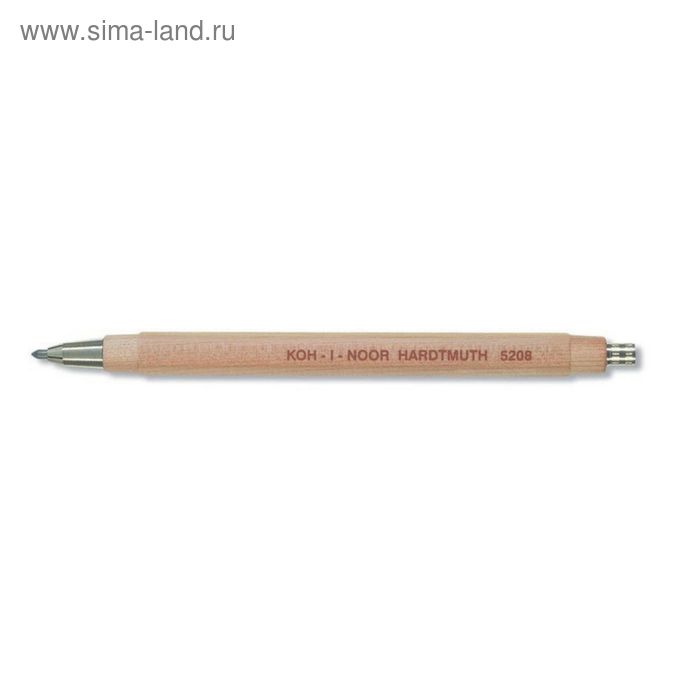 Карандаш цанговый 2.5 мм Koh-I-Noor, деревянный корпус 5208
Карандаш цанговый 2.5 мм Koh-I-Noor, деревянный корпус 5208