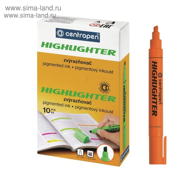 Маркер-текстовыделитель 4.6 мм Centropen 8852 флуоресцентный оранжевый ЦЕНА ЗА 1 ШТ!!!
Маркер-текстовыделитель 4.6 мм Centropen 8852 флуоресцентный оранжевый ЦЕНА ЗА 1 ШТ!!!