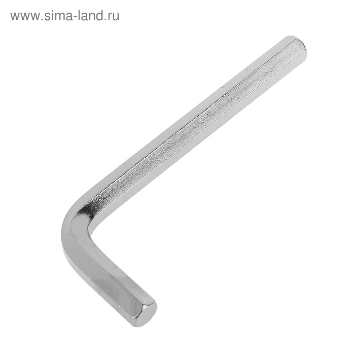 фото Ключ имбусовый "сибртех", hex, 10 мм, закалённый, никелированный