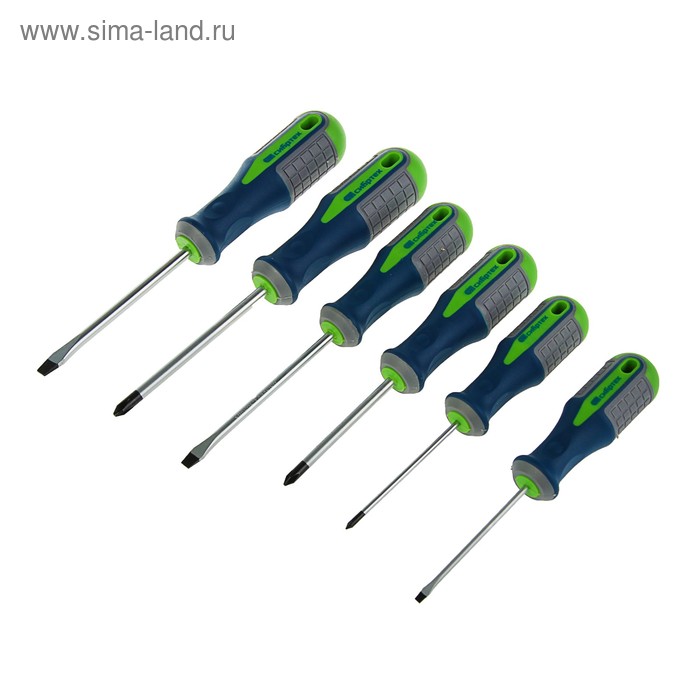 Набор отвёрток "СИБРТЕХ", CrV, 6 предметов
Набор отвёрток "СИБРТЕХ", CrV, 6 предметов
