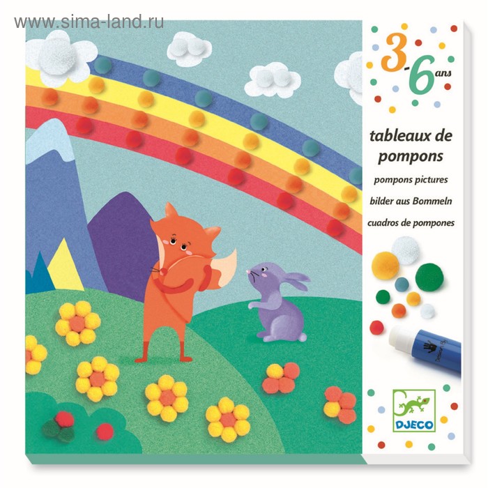 Набор для творчества «Помпоны»
Набор для творчества «Помпоны»