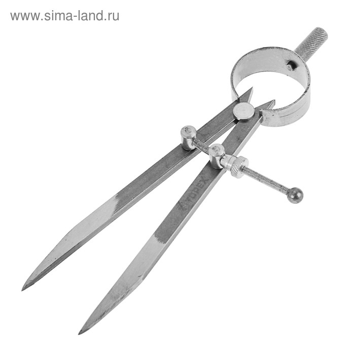 Циркуль TOPEX, 150 мм, максимальный радиус 160 мм, угол 65°
Циркуль TOPEX, 150 мм, максимальный радиус 160 мм, угол 65°