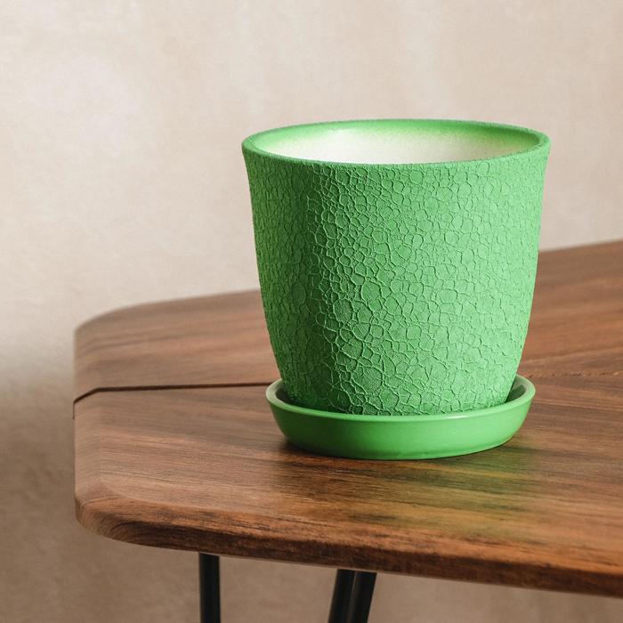 Горшок для цветов "Глория" шёлк, зелёный, 1 л
Горшок для цветов "Глория" шёлк, зелёный, 1 л