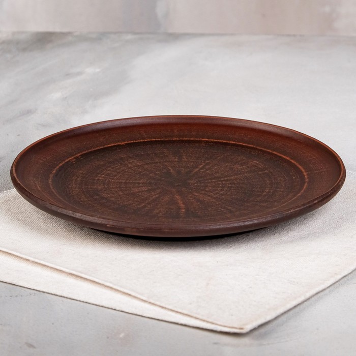 Тарелка, плоская, гладкая, красная глина, 20 см
Тарелка, плоская, гладкая, красная глина, 20 см