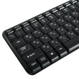 Комплект клавиатура и мышь Smartbuy 222358AG-K, беспроводной, мембранный, USB, черный
Комплект клавиатура и мышь Smartbuy 222358AG-K, беспроводной, мембранный, USB, черный
