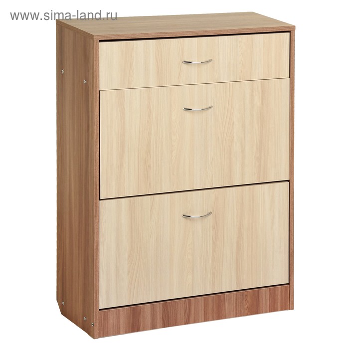 Обувница 3 отделения 740х280х960 Ясень шимо светлый/темный
Обувница 3 отделения 740х280х960 Ясень шимо светлый/темный