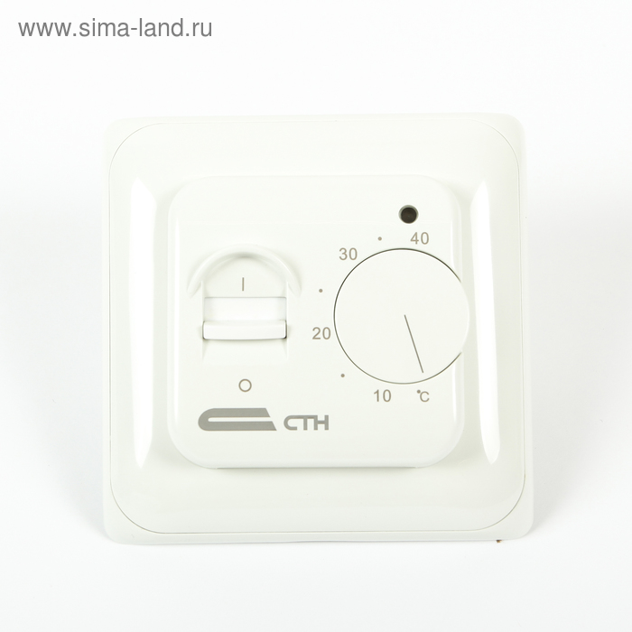 Терморегулятор "СТН" MT26, механический, 3500 Вт, 1 датчик, +5...+40 C, белый
Терморегулятор "СТН" MT26, механический, 3500 Вт, 1 датчик, +5...+40 C, белый