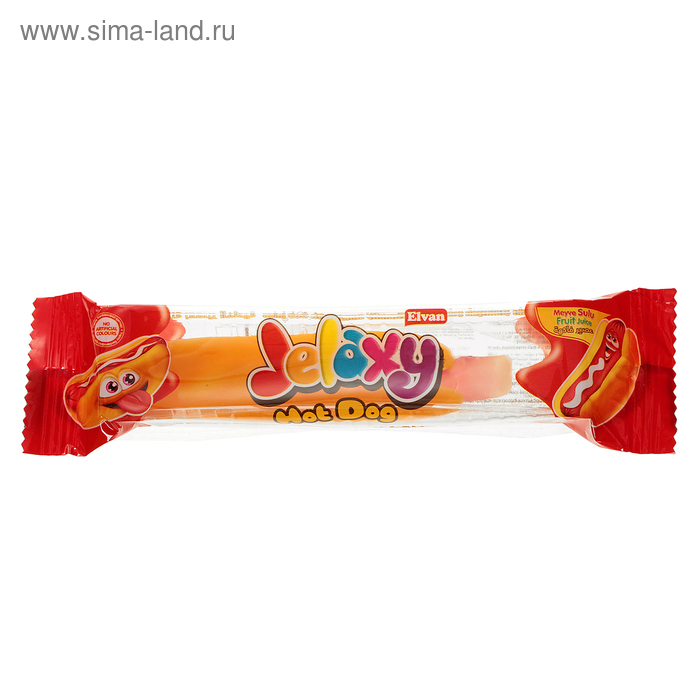 Мармелад "Jelaxy" хотдог, 20 г
Мармелад "Jelaxy" хотдог, 20 г