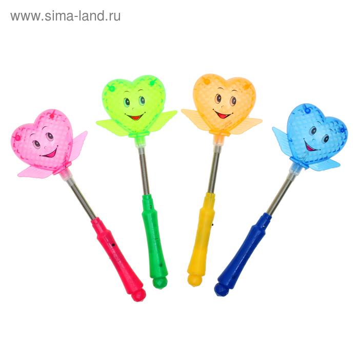 Палочка световая «Сердечко», на пружинке, цвета МИКС
Палочка световая «Сердечко», на пружинке, цвета МИКС