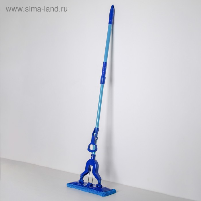 Швабра с отжимом Доляна, насадка микрофибра 35×12 см, телескопическая ручка 102-130 см, цвет синий
Швабра с отжимом Доляна, насадка микрофибра 35×12 см, телескопическая ручка 102-130 см, цвет синий