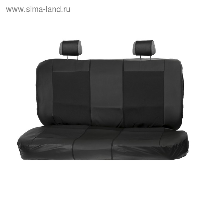 фото Чехлы универсальные atom jacquard, экокожа, черный carfashion