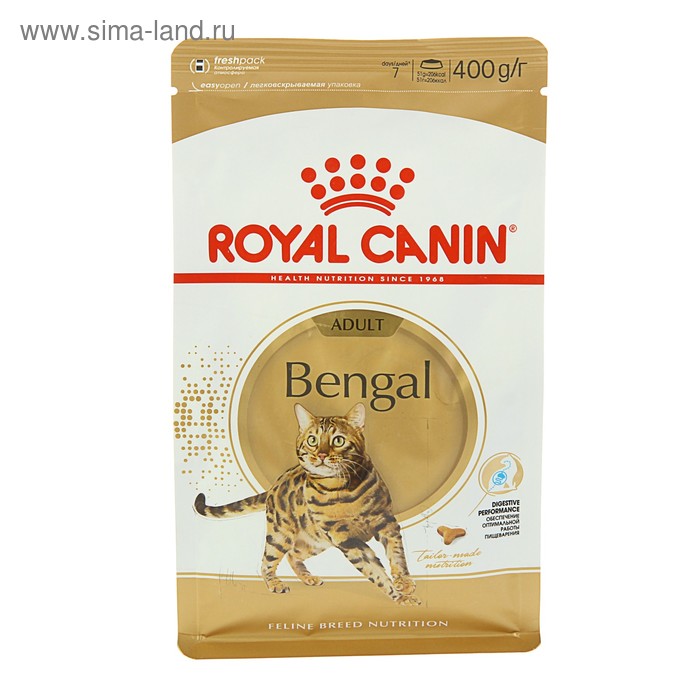 Сухой корм RC Bengal для бенгальских кошек, 400 г
Сухой корм RC Bengal для бенгальских кошек, 400 г