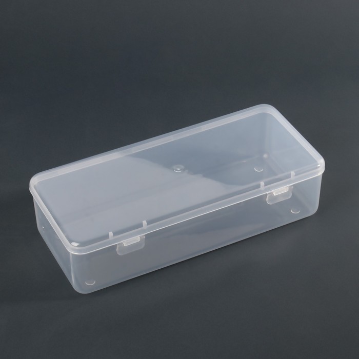 фото Органайзер для хранения, с крышкой, 24,5 × 11 см, цвет прозрачный queen fair