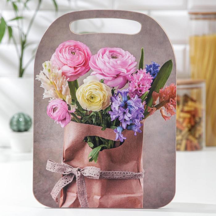 Доска разделочная «Букет», 29×21×0,6 см
Доска разделочная «Букет», 29×21×0,6 см