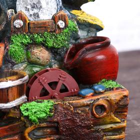 Фонтан "Кадушки под крышей" 14х19 см (с подсветкой) 
Фонтан "Кадушки под крышей" 14х19 см (с подсветкой)