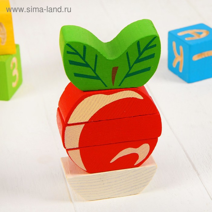 Деревянная пирамидка безосевая «Яблочко» Томик
Деревянная пирамидка безосевая «Яблочко» Томик