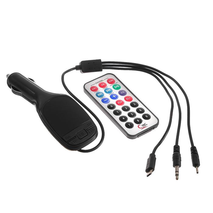 FM - трансмиттер, 12 В, USB/Mp3/WMA/MicroSD, микс 
FM - трансмиттер, 12 В, USB/Mp3/WMA/MicroSD, микс