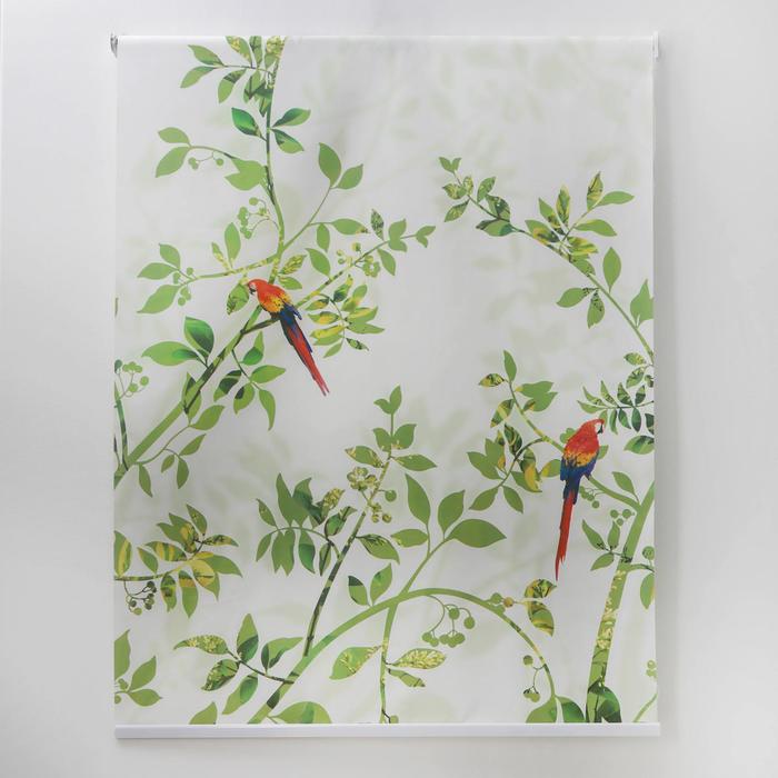 Штора рулонная «Тропик», 120×200 см (с учётом креплений 3,5 см) 
Штора рулонная «Тропик», 120×200 см (с учётом креплений 3,5 см)