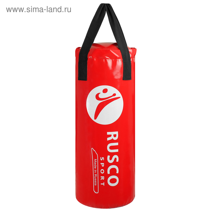 фото Мешок боксёрский boxer, вес 16 кг, 75 см, d30, цвет красный ruscosport