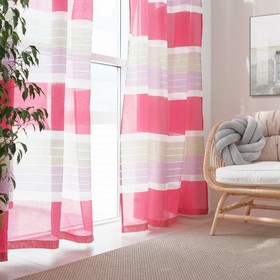 Тюль "Этель" 290х280 Гамма розовый (горизонтальная полоса) б/утяжелителя, 100% п/э
Тюль "Этель" 290х280 Гамма розовый (горизонтальная полоса) б/утяжелителя, 100% п/э