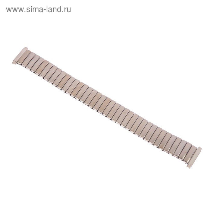 Ремешок для часов 16 мм с широкой застёжкой, металл, звенья объёмные, хром
Ремешок для часов 16 мм с широкой застёжкой, металл, звенья объёмные, хром