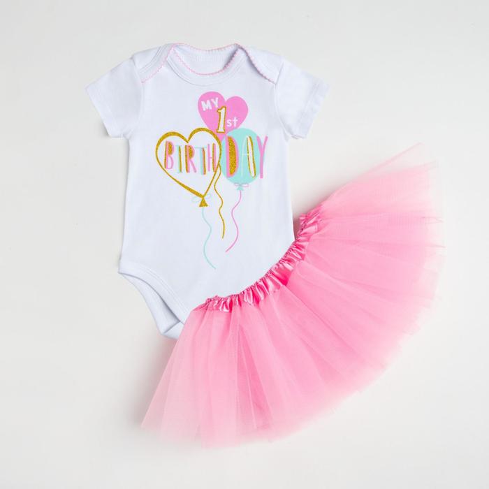 Набор детский Крошка Я First birthday юбка и боди, рост 68-74 см
Набор детский Крошка Я First birthday юбка и боди, рост 68-74 см