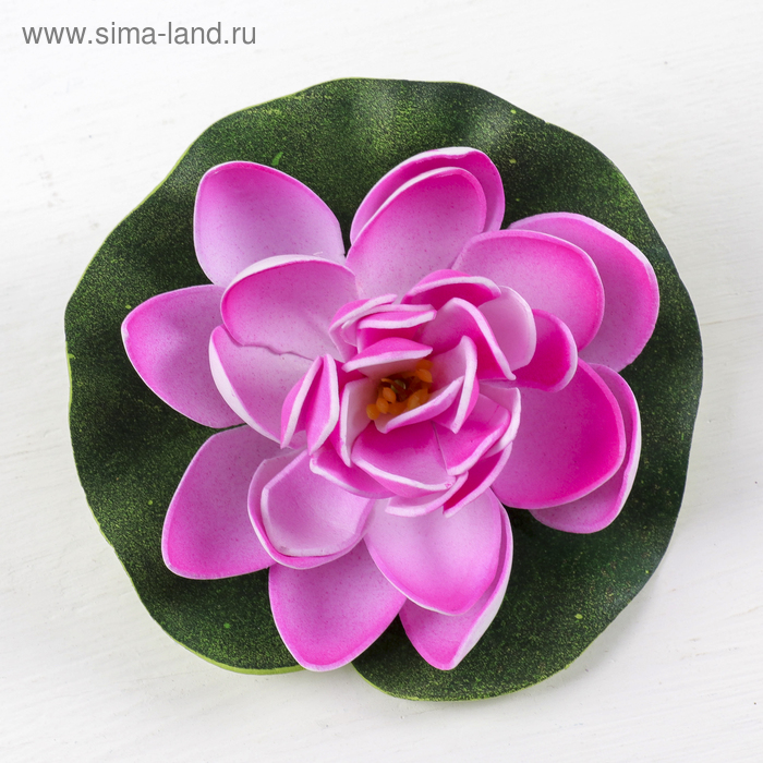 Декор кувшинка плавающая d-10 см раскрытая
Декор кувшинка плавающая d-10 см раскрытая