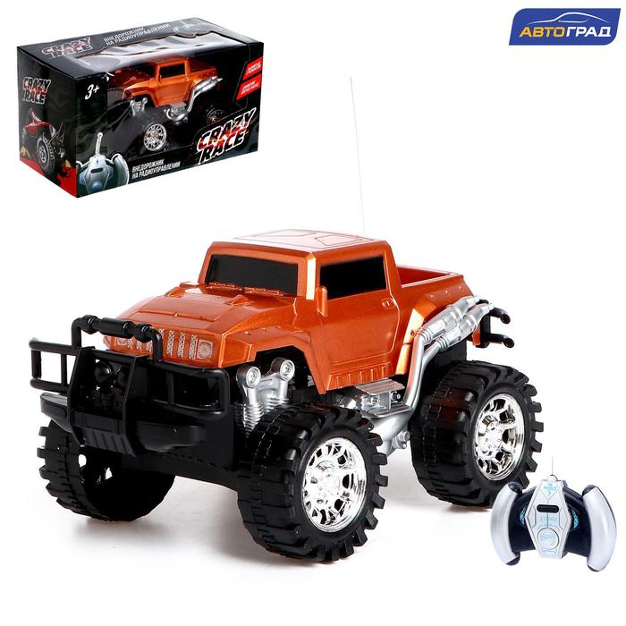 Машина радиоуправляемая «Внедорожник», работает от батареек, МИКС