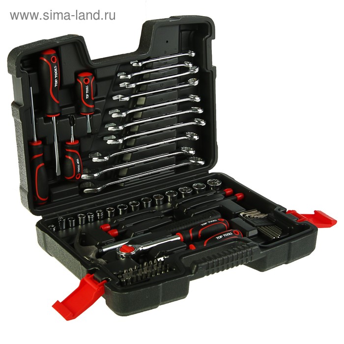 Набор инструментов Top Tools 38D500, 1/4", 3/8", 73 шт.
Набор инструментов Top Tools 38D500, 1/4", 3/8", 73 шт.