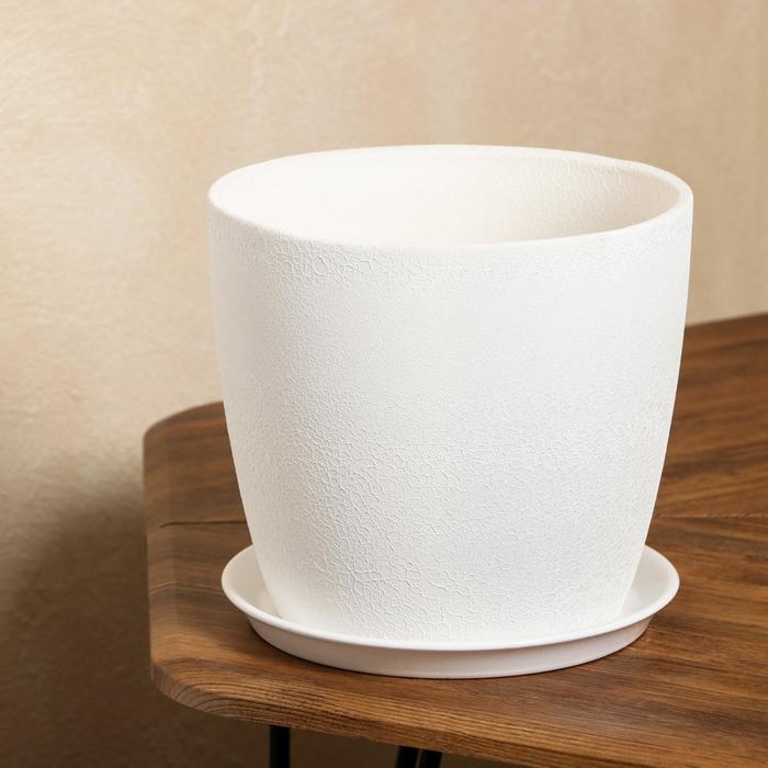 Горшок для цветов "Осень", шёлк, белый, керамика, 5 л 
Горшок для цветов "Осень", шёлк, белый, керамика, 5 л