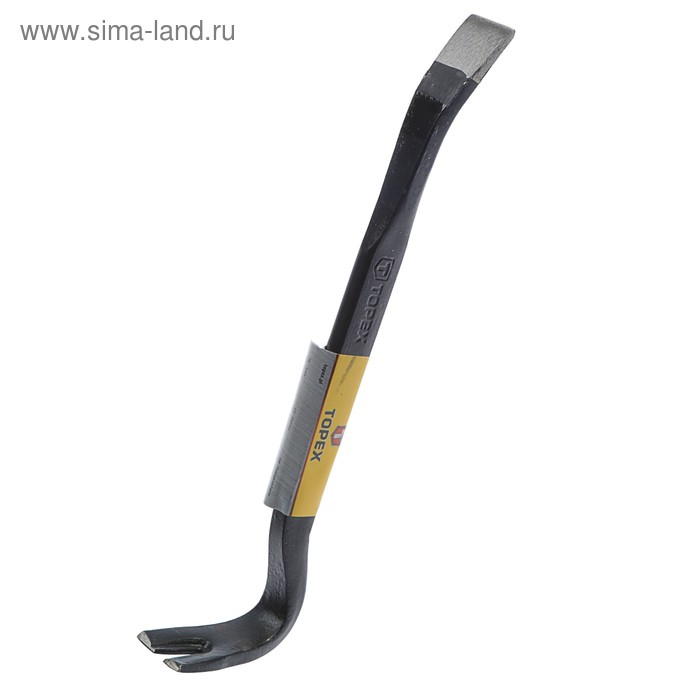 Лом-гвоздодёр TOPEX, 300 мм, сталь, овальное сечение 21 × 10 мм, профилированный, наклон 100°
Лом-гвоздодёр TOPEX, 300 мм, сталь, овальное сечение 21 × 10 мм, профилированный, наклон 100°