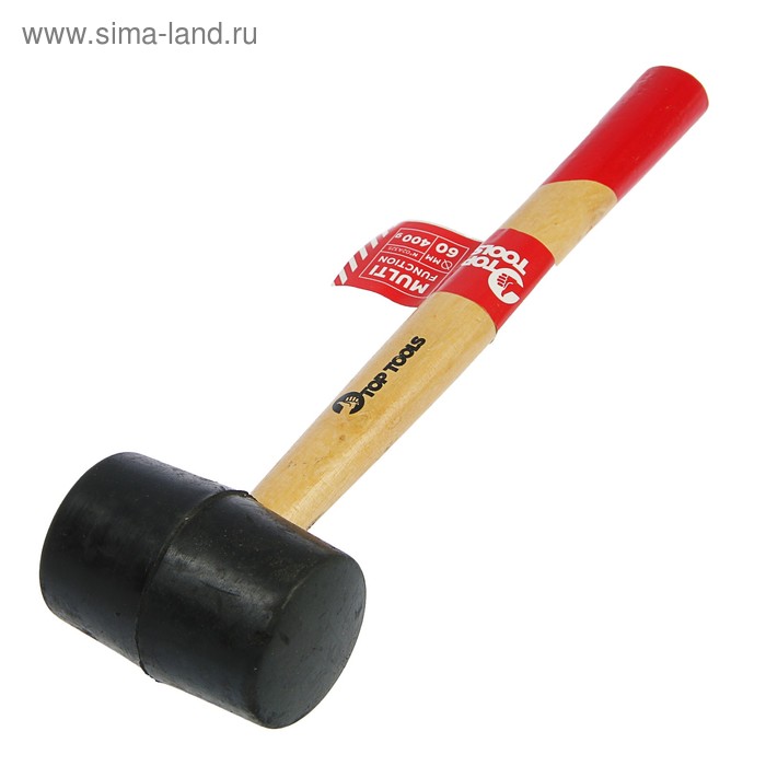 Киянка резиновая Top Tools, 400 г, d=60 мм, деревянная рукоятка, круглый боек
Киянка резиновая Top Tools, 400 г, d=60 мм, деревянная рукоятка, круглый боек