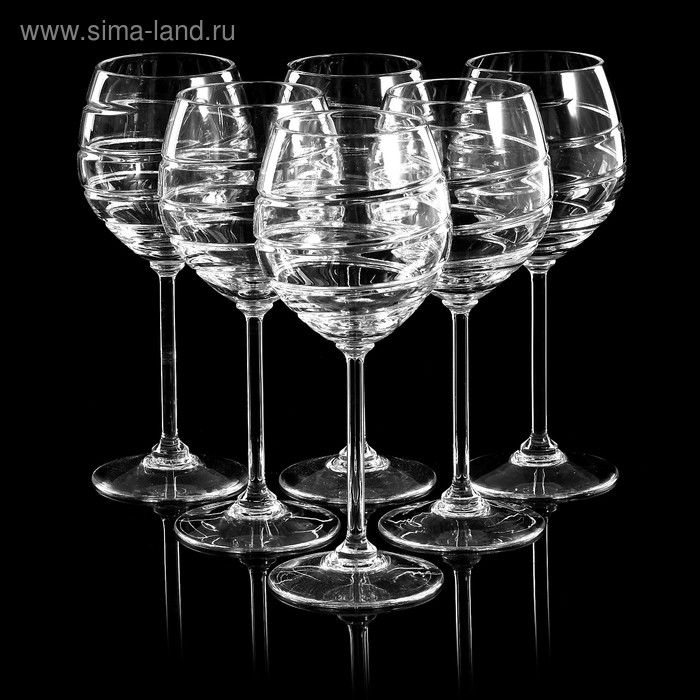 Набор бокалов для вина «Спираль», 300 мл, хрусталь, 6 шт
Набор бокалов для вина «Спираль», 300 мл, хрусталь, 6 шт