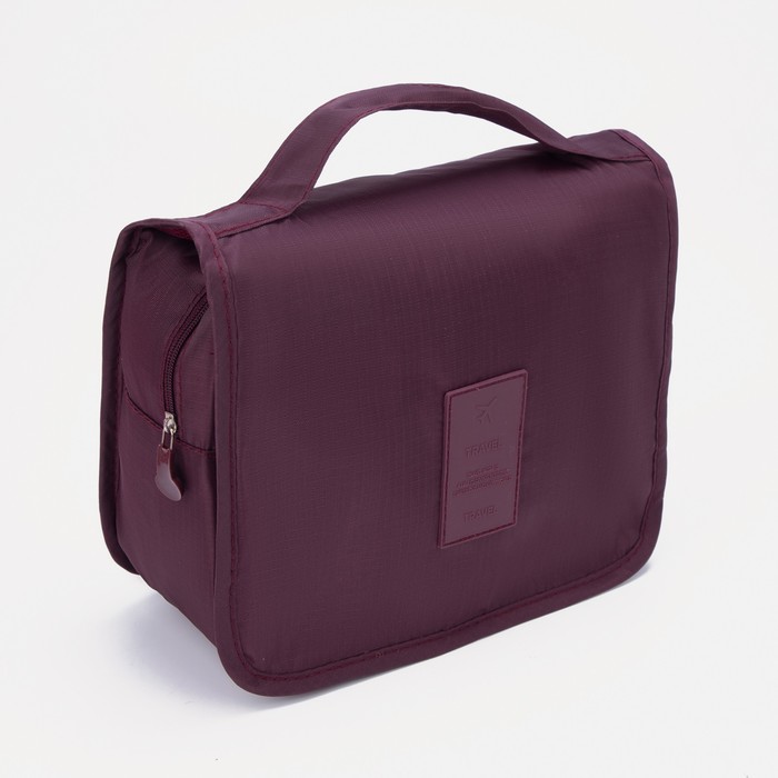 Косметичка на липучках, с крючком, цвет бордовый
Косметичка на липучках, с крючком, цвет бордовый