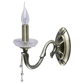 Бра "Селена" 1x40W E14 бронза 30,5x11x24см 
Бра "Селена" 1x40W E14 бронза 30,5x11x24см