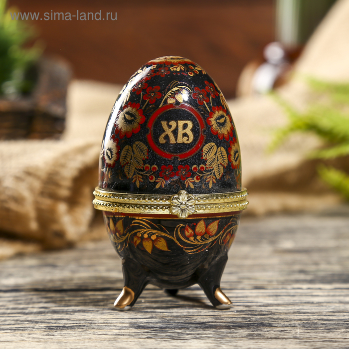 Шкатулка "Хохлома на чёрном" 7,5х4,7 см
Шкатулка "Хохлома на чёрном" 7,5х4,7 см