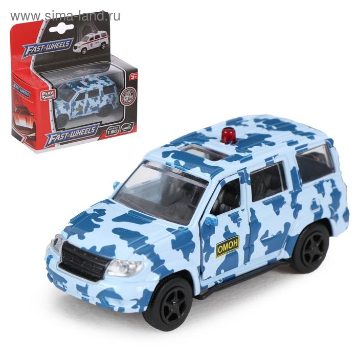 Машина металлическая «ОМОН», масштаб 1:50, инерция
Машина металлическая «ОМОН», масштаб 1:50, инерция