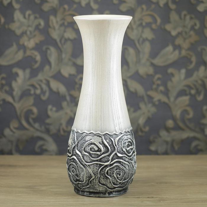 Ваза керамическая "Осень", напольная, серая, 59 см
Ваза керамическая "Осень", напольная, серая, 59 см