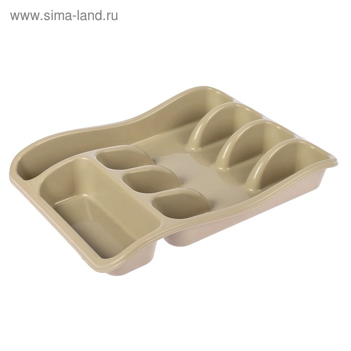 Лоток для столовых приборов, цвет латте 
Лоток для столовых приборов, цвет латте