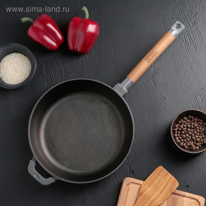 Сковорода, d=24 см, съёмная ручка
Сковорода, d=24 см, съёмная ручка