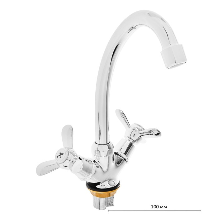 Cмеситель для кухни Accoona A4079, двухвентильный, с гайкой, латунь, хром
Cмеситель для кухни Accoona A4079, двухвентильный, с гайкой, латунь, хром