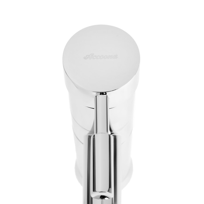 фото Cмеситель для раковины accoona a9090-2, однорычажный, латунь, хром