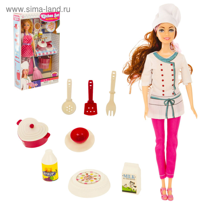 Кукла-модель «Повар» с аксессуарами, МИКС
Кукла-модель «Повар» с аксессуарами, МИКС