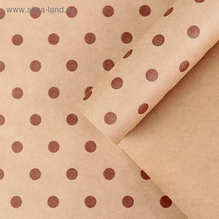 Бумага крафт "Горох", 0,6 x 10 м, 70г/м
Бумага крафт "Горох", 0,6 x 10 м, 70г/м