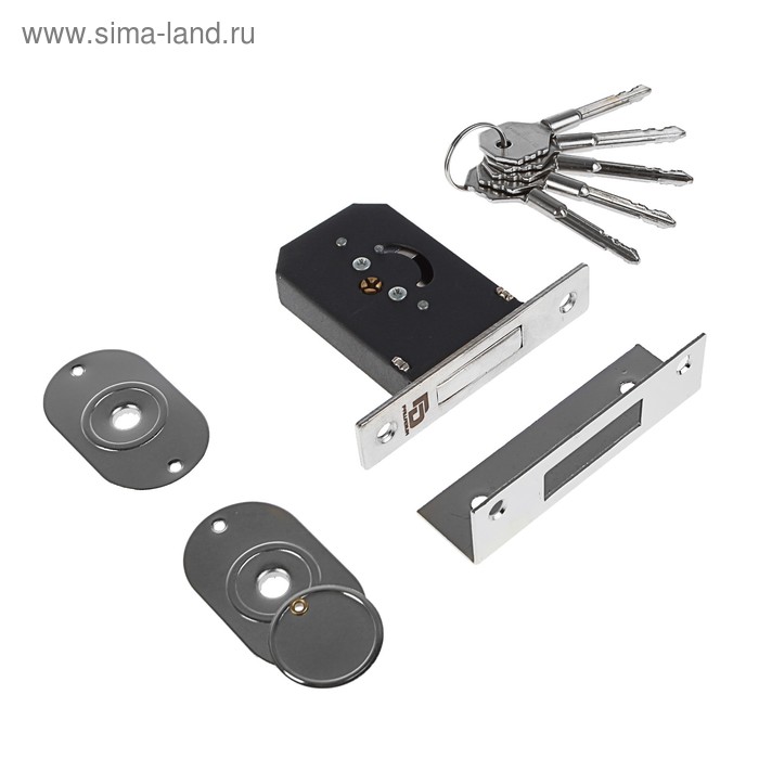 Замок врезной PALLADIUM 0156F, 5 ключей, цвет никель 
Замок врезной PALLADIUM 0156F, 5 ключей, цвет никель