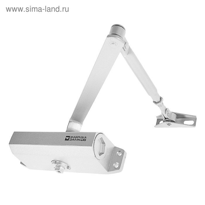 Доводчик "Фабрика Замков", 40-60 кг, цвет серебро
Доводчик "Фабрика Замков", 40-60 кг, цвет серебро