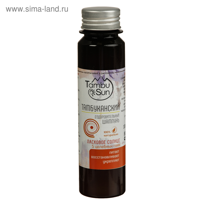 Шампунь Тамбуканский «Ласковое солнце» 5 целебных глин, бессульфатный 100 мл
Шампунь Тамбуканский «Ласковое солнце» 5 целебных глин, бессульфатный 100 мл